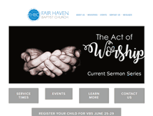 Tablet Screenshot of fairhavenfamily.org